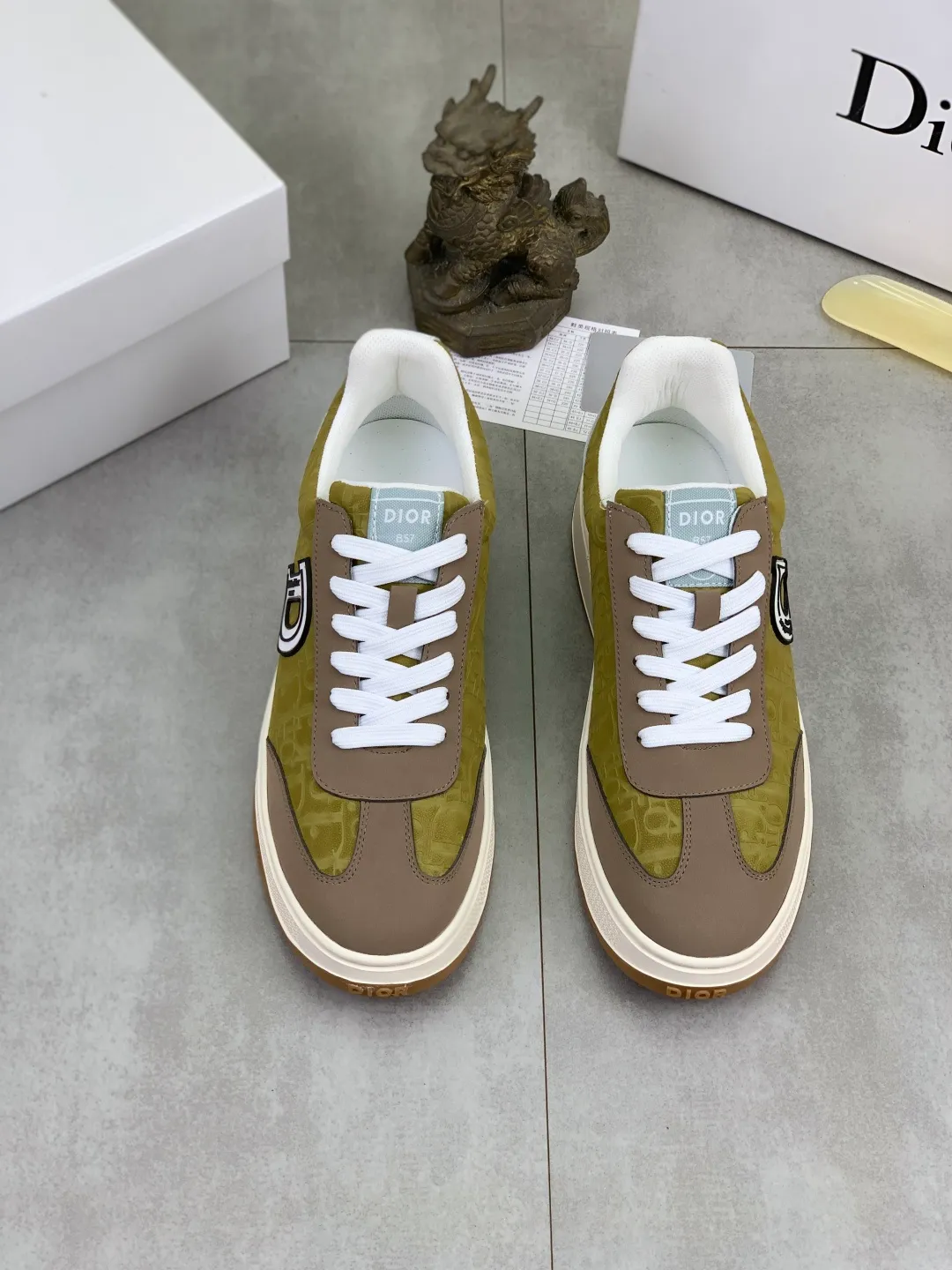 Men's Men's Shoes 💰P380 💰[New Style]🆘[Dior] 2025 Dior Original Lace-up Low-top Men's Shoes Classic casual shoes 🔥This model is the official flagship model with high quality and made by famous original designers. It is made of high-quality cowhide with original materials➕Comfortable and breathable mesh lining➕Pigskin insole. The perfect last shape and generous and fashionable design have attracted many consumers. Suitable for drivers to drive🚗. What you want is the highest quality in the market. Color: 4️⃣Color code number: 38--44 (45 customized)